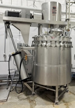 Just Added! Two 1,000-Gallon Lee Industries Jacketed Kettles